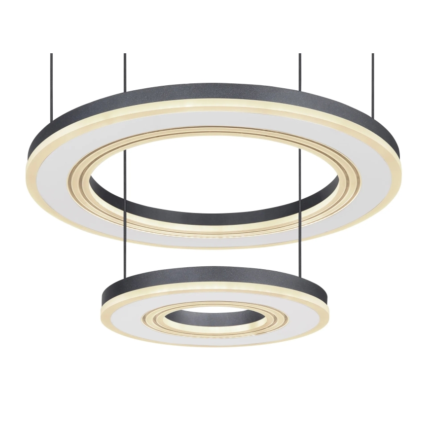 Globo - LED Dimmable chandelier on a string LED/50W/230V 2700-6000K d. 50 cm black + remote control