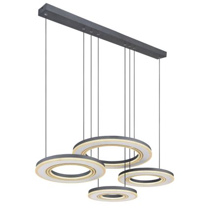 Globo - LED Dimmable chandelier on a string LED/80W/230V 2700-6000K black + remote control