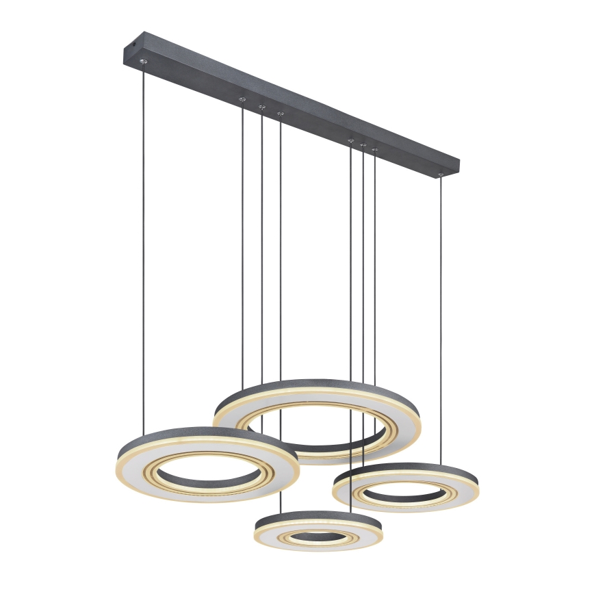 Globo - LED Dimmable chandelier on a string LED/80W/230V 2700-6000K black + remote control