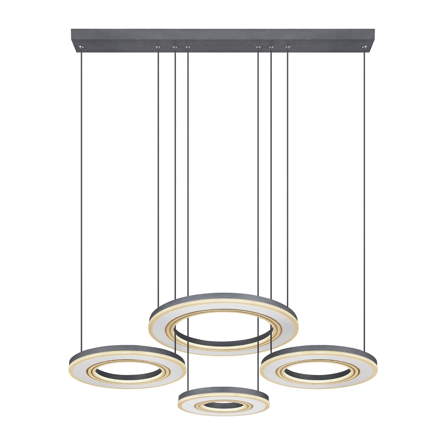 Globo - LED Dimmable chandelier on a string LED/80W/230V 2700-6000K black + remote control