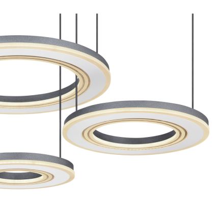 Globo - LED Dimmable chandelier on a string LED/80W/230V 2700-6000K black + remote control