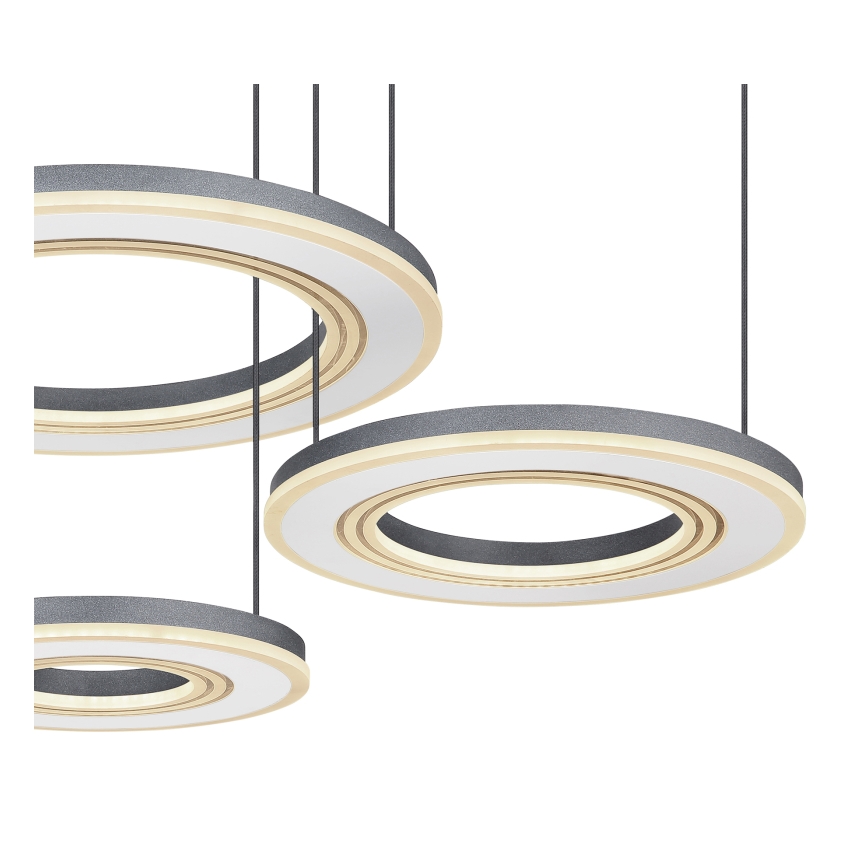 Globo - LED Dimmable chandelier on a string LED/80W/230V 2700-6000K black + remote control