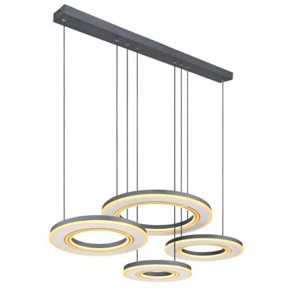 Globo - LED Dimmable chandelier on a string LED/80W/230V 2700-6000K black + remote control