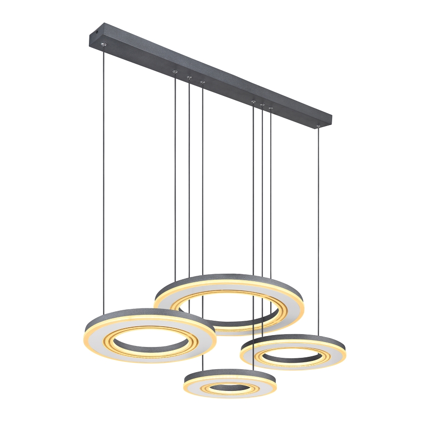 Globo - LED Dimmable chandelier on a string LED/80W/230V 2700-6000K black + remote control