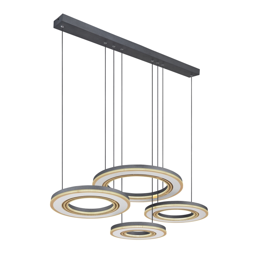 Globo - LED Dimmable chandelier on a string LED/80W/230V 2700-6000K black + remote control