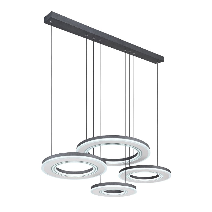 Globo - LED Dimmable chandelier on a string LED/80W/230V 2700-6000K black + remote control