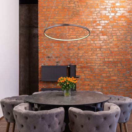 Globo - LED Chandelier on a string LED/29W/230V brown