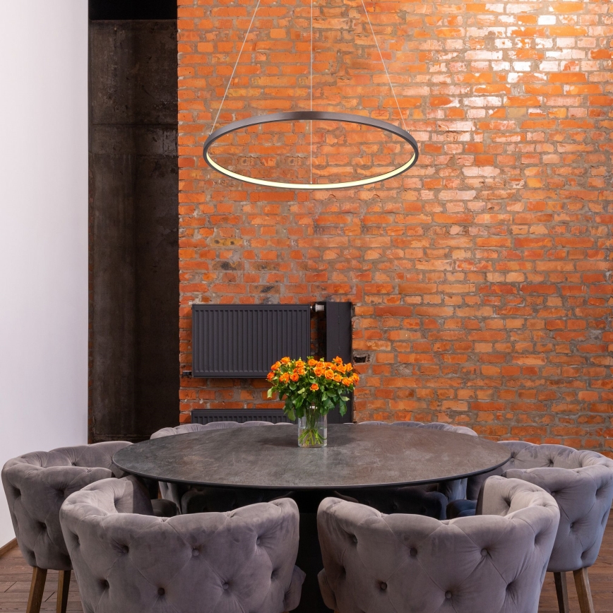 Globo - LED Chandelier on a string LED/29W/230V brown