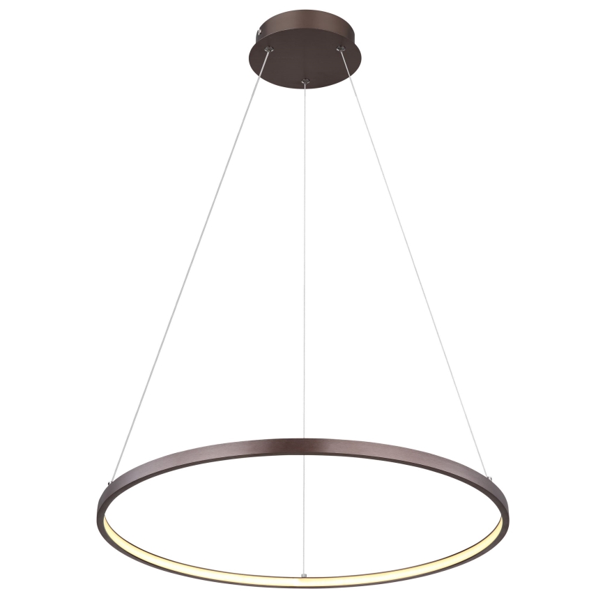 Globo - LED Chandelier on a string LED/29W/230V brown