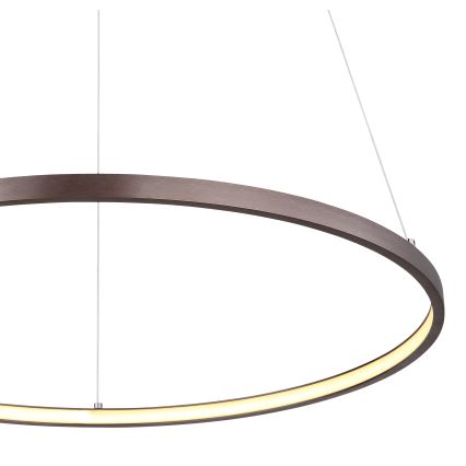Globo - LED Chandelier on a string LED/29W/230V brown