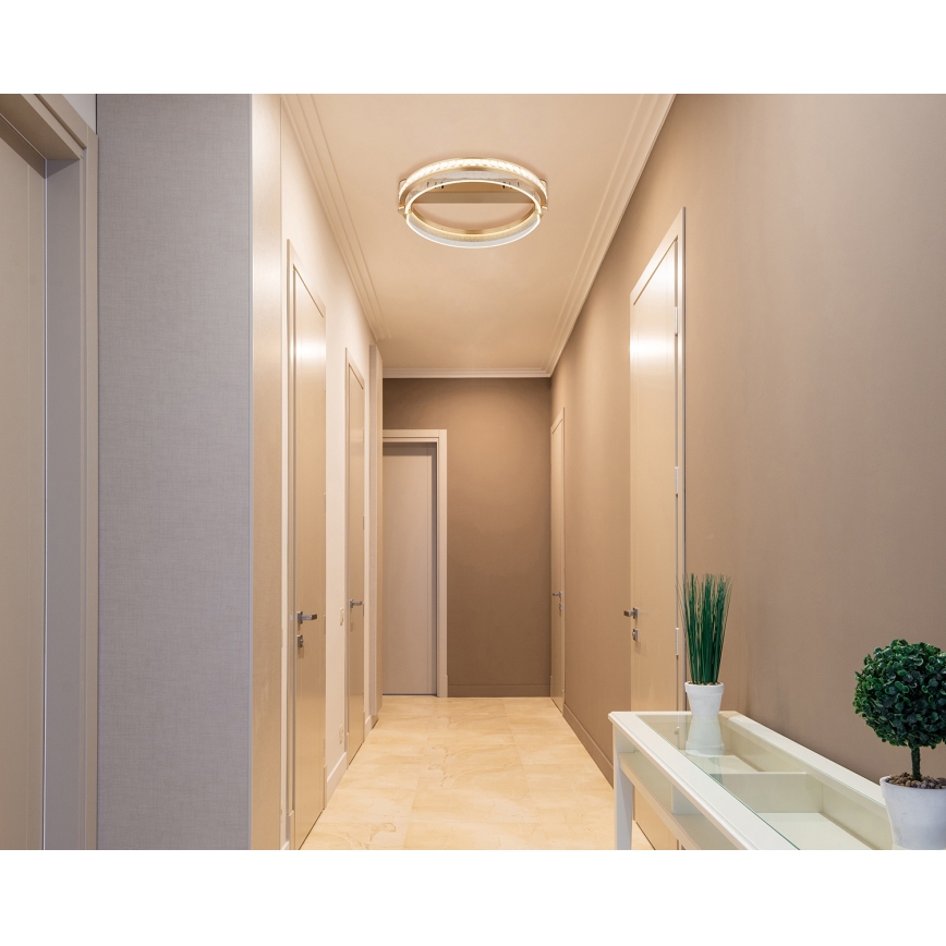 Globo - LED Dimmable crystal ceiling light LED/36W/230V 2700K-6000K + remote control