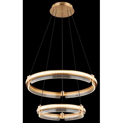 Globo - LED Dimmable crystal chandelier on a string LED/78W/230V 2700K-6000K + remote control