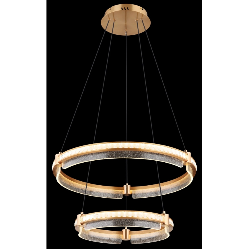 Globo - LED Dimmable crystal chandelier on a string LED/78W/230V 2700K-6000K + remote control