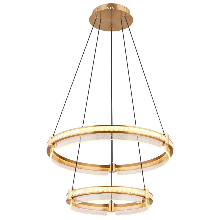 Globo - LED Dimmable crystal chandelier on a string LED/78W/230V 2700K-6000K + remote control