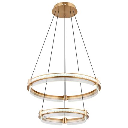 Globo - LED Dimmable crystal chandelier on a string LED/78W/230V 2700K-6000K + remote control