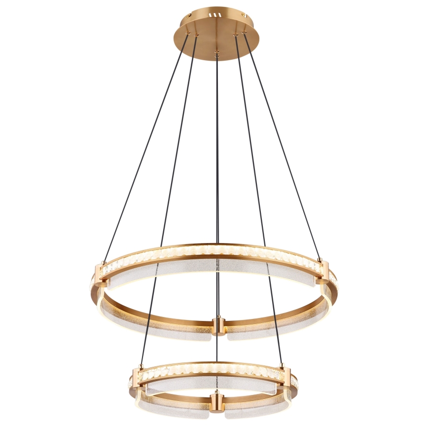 Globo - LED Dimmable crystal chandelier on a string LED/78W/230V 2700K-6000K + remote control
