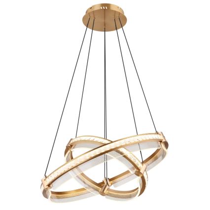 Globo - LED Dimmable crystal chandelier on a string LED/78W/230V 2700K-6000K + remote control