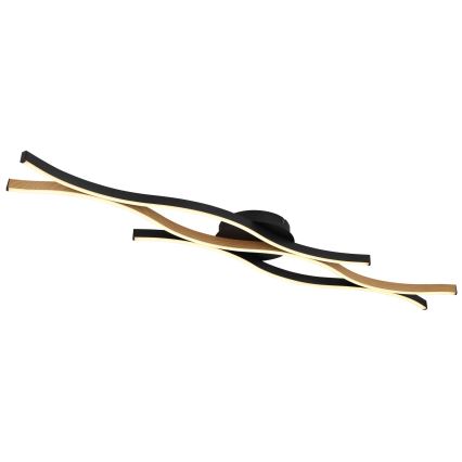 Globo - LED Surface-mounted chandelier LED/35W/230V black/brown