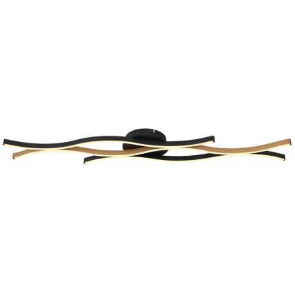 Globo - LED Surface-mounted chandelier LED/35W/230V black/brown