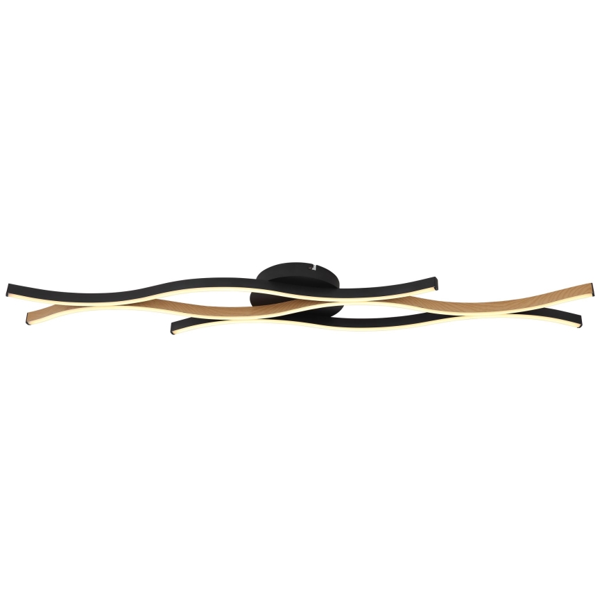 Globo - LED Surface-mounted chandelier LED/35W/230V black/brown
