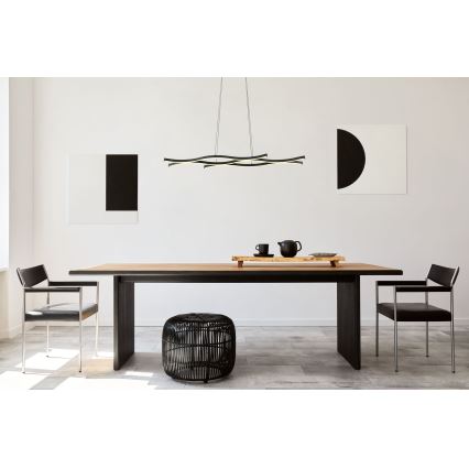 Globo - LED Chandelier on a string LED/35W/230V black