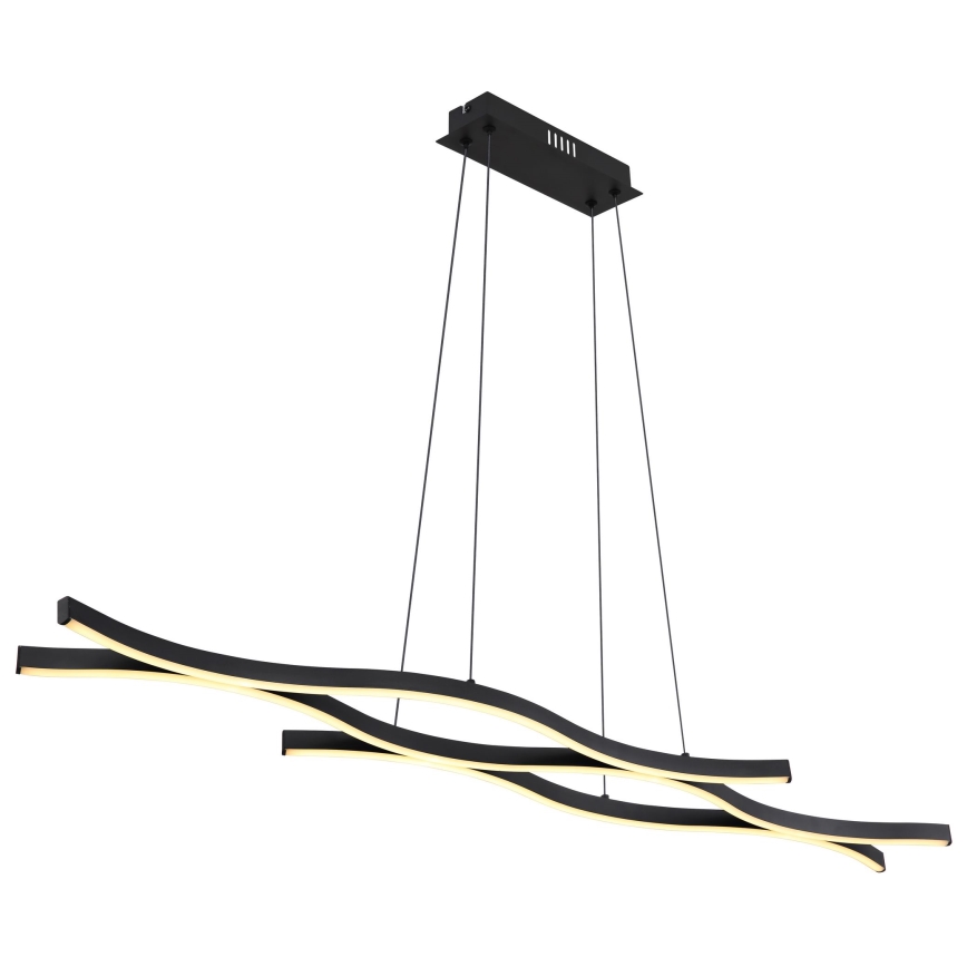 Globo - LED Chandelier on a string LED/35W/230V black