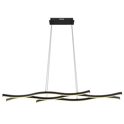 Globo - LED Chandelier on a string LED/35W/230V black