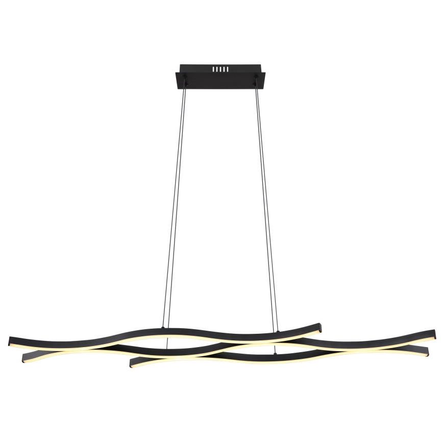 Globo - LED Chandelier on a string LED/35W/230V black