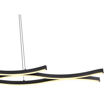 Globo - LED Chandelier on a string LED/35W/230V black