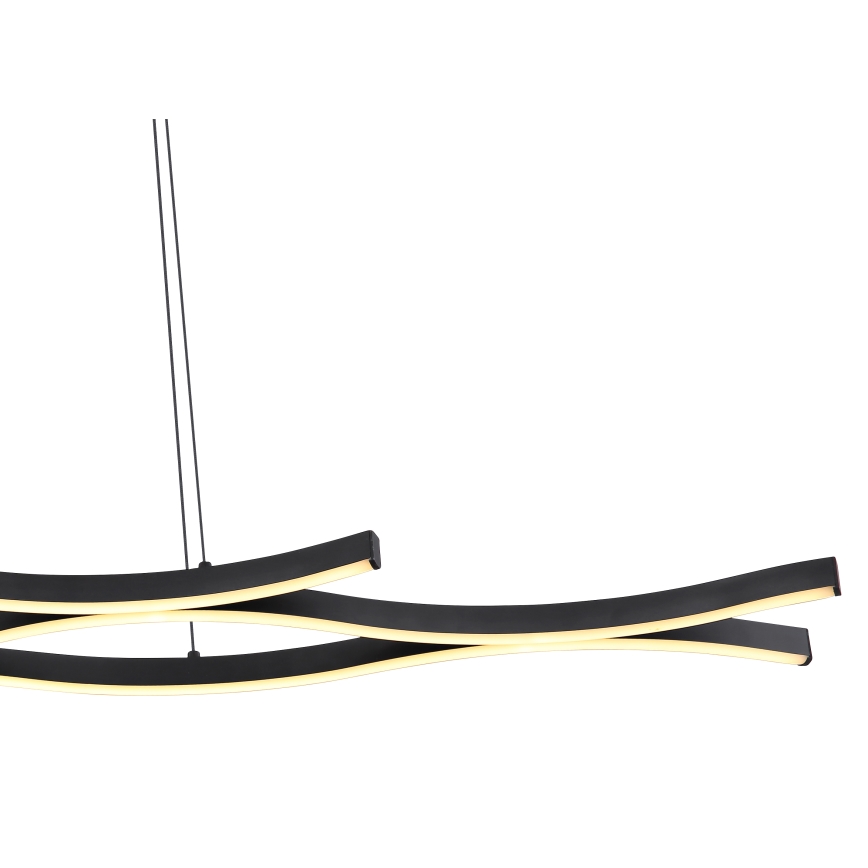 Globo - LED Chandelier on a string LED/35W/230V black