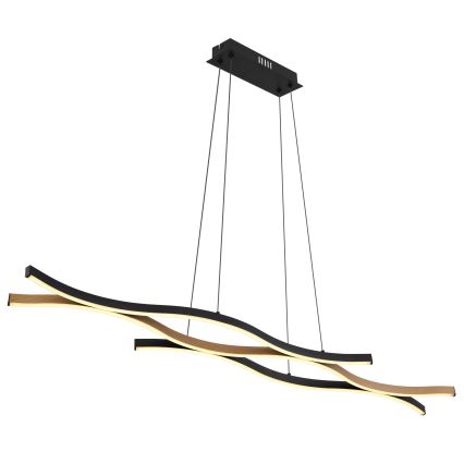 Globo - LED Chandelier on a string LED/35W/230V black/brown