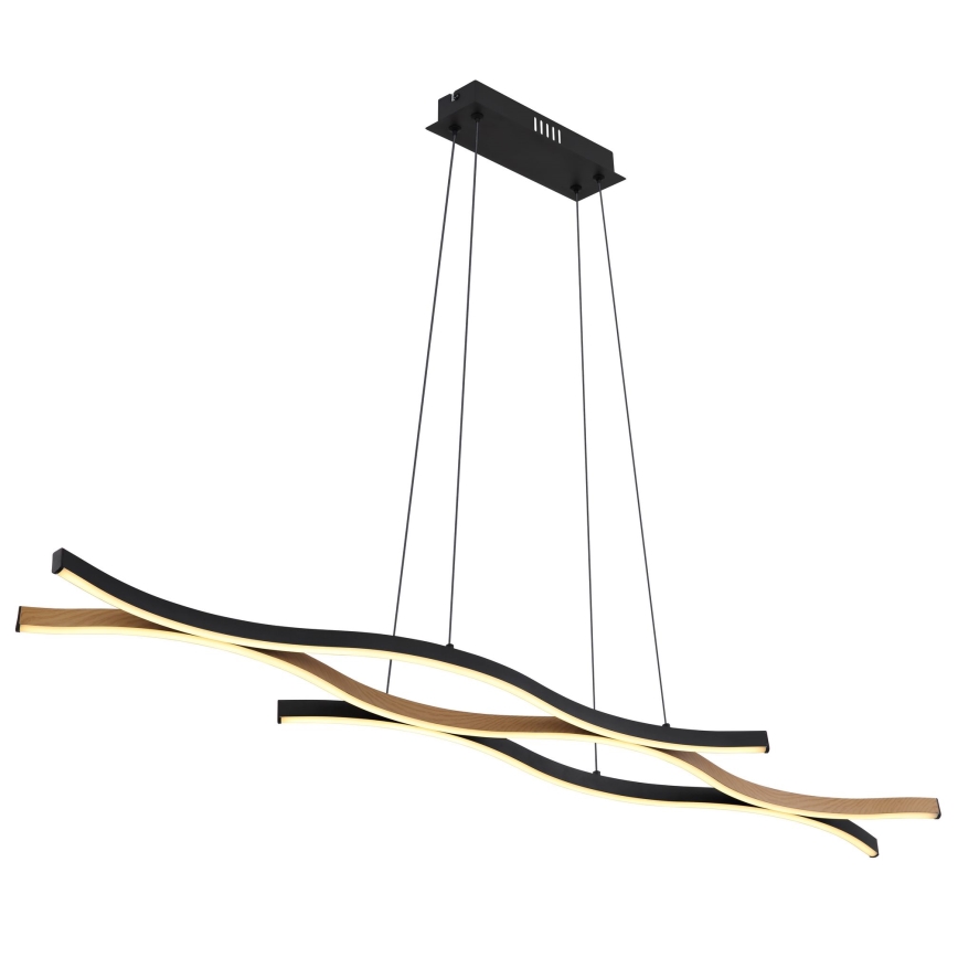 Globo - LED Chandelier on a string LED/35W/230V black/brown