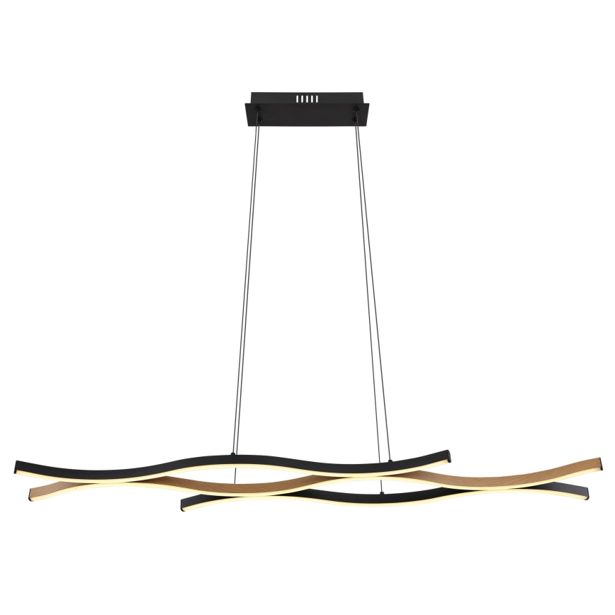 Globo - LED Chandelier on a string LED/35W/230V black/brown
