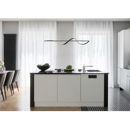 Globo - LED Chandelier on a string LED/24W/230V 3000K black