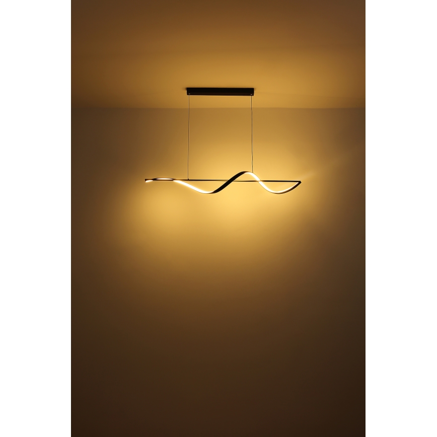 Globo - LED Chandelier on a string LED/24W/230V 3000K black