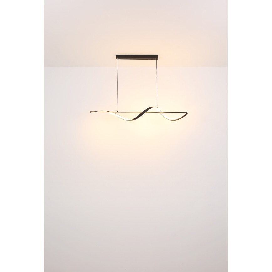 Globo - LED Chandelier on a string LED/24W/230V 3000K black