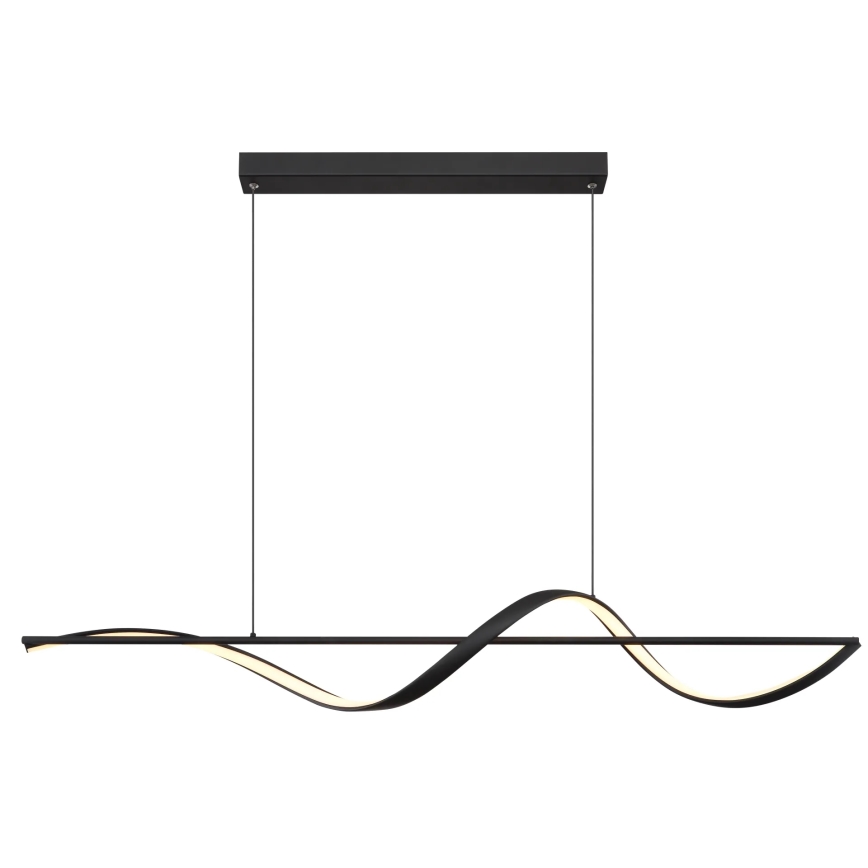 Globo - LED Chandelier on a string LED/24W/230V 3000K black