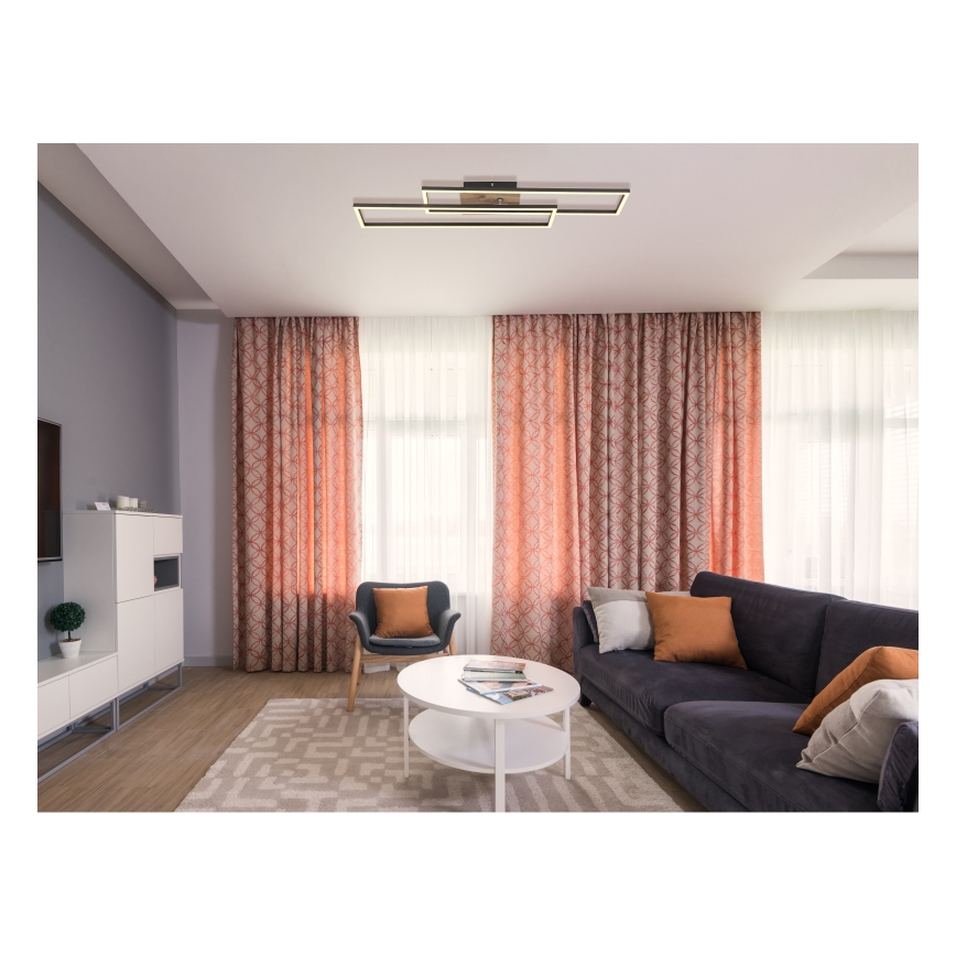 Globo - LED Ceiling light LED/30W/230V 3000K 60x80 cm black