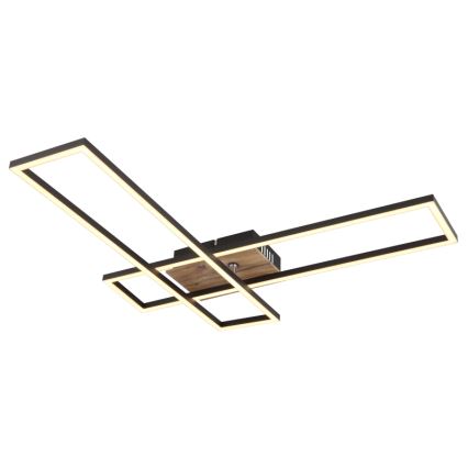 Globo - LED Ceiling light LED/30W/230V 3000K 60x80 cm black
