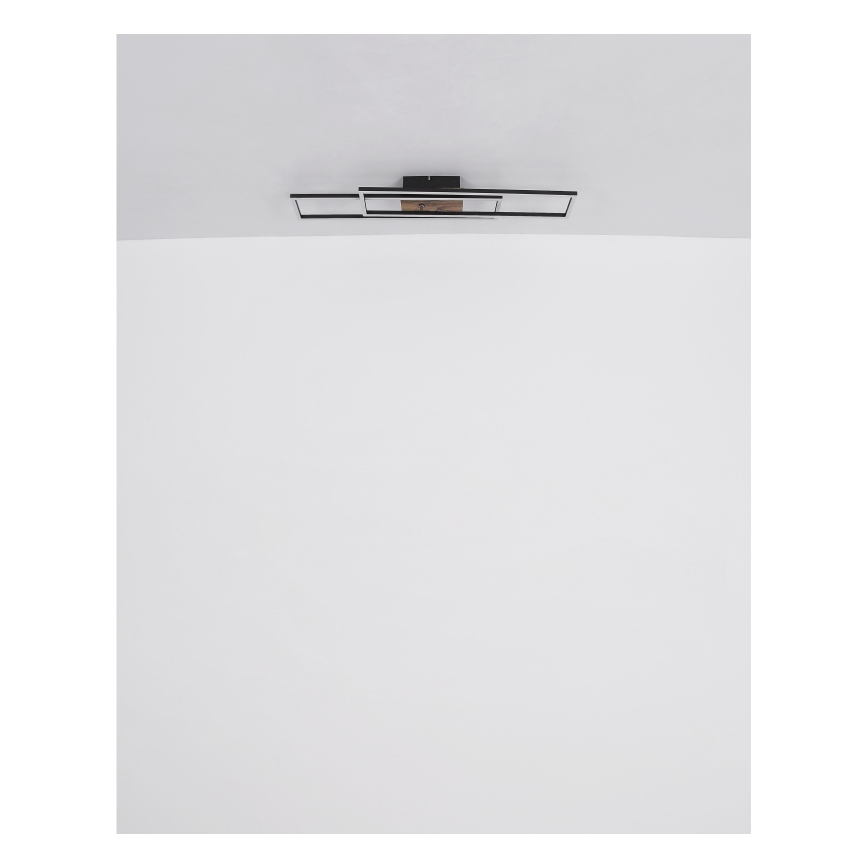 Globo - LED Ceiling light LED/30W/230V 3000K 60x80 cm black