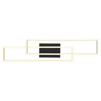 Globo - LED Ceiling light LED/30W/230V 3000K 60x80 cm black/gold
