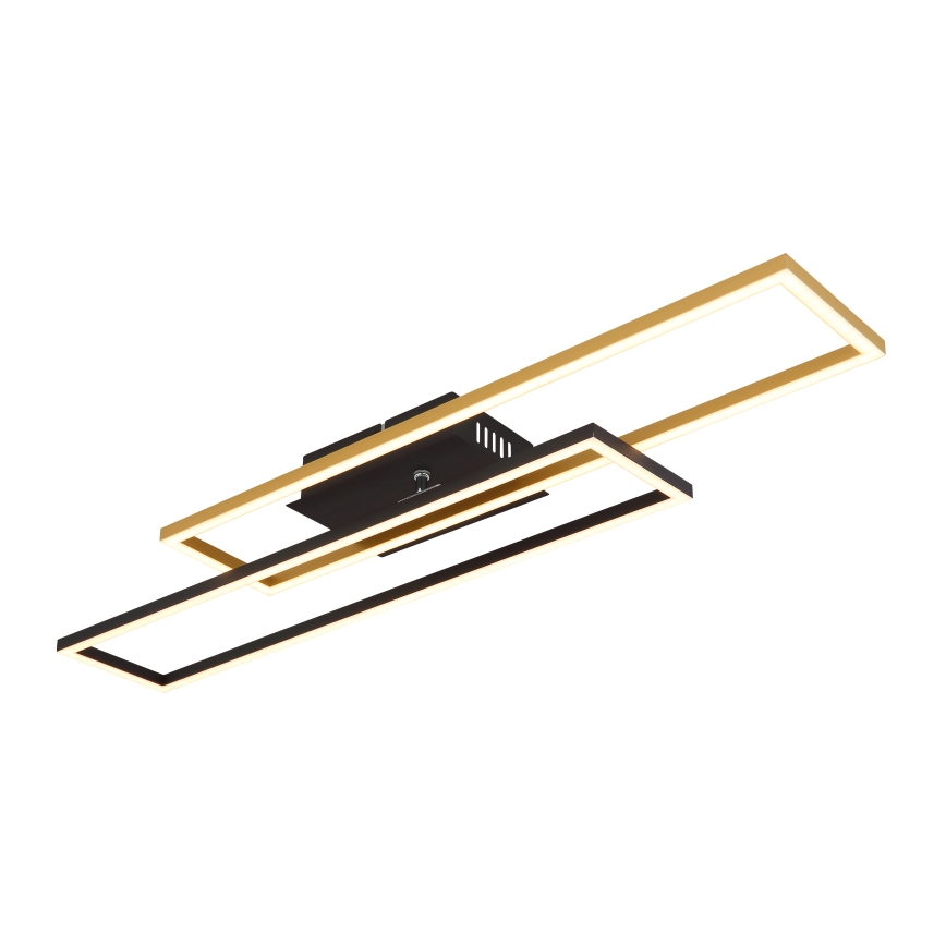 Globo - LED Ceiling light LED/30W/230V 3000K 60x80 cm black/gold