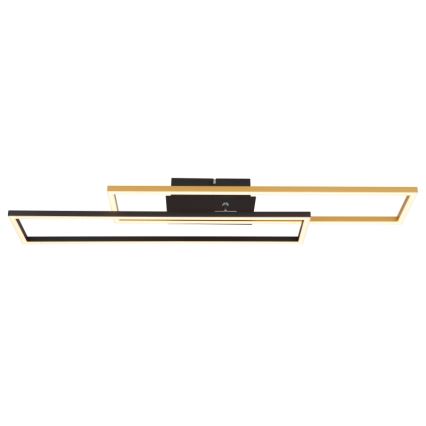 Globo - LED Ceiling light LED/30W/230V 3000K 60x80 cm black/gold