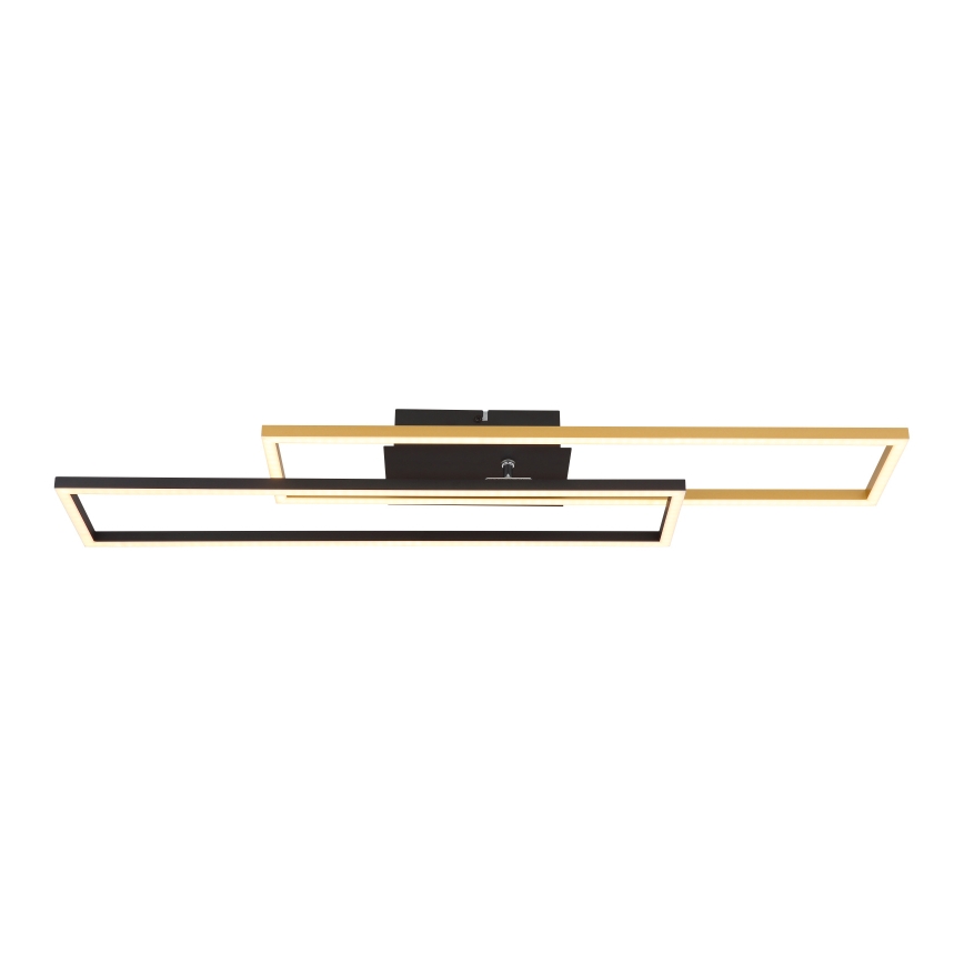 Globo - LED Ceiling light LED/30W/230V 3000K 60x80 cm black/gold