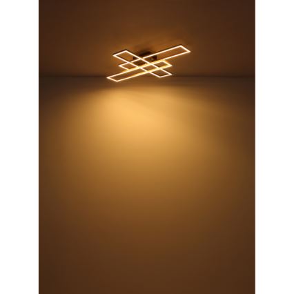 Globo - LED Ceiling light LED/30W/230V 3000K 60x80 cm black/gold