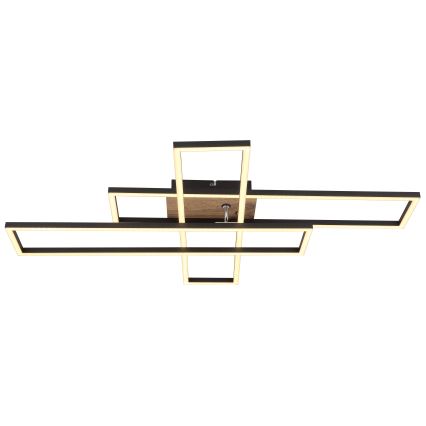 Globo - LED Ceiling light LED/40W/230V 3000K 60x80 cm black