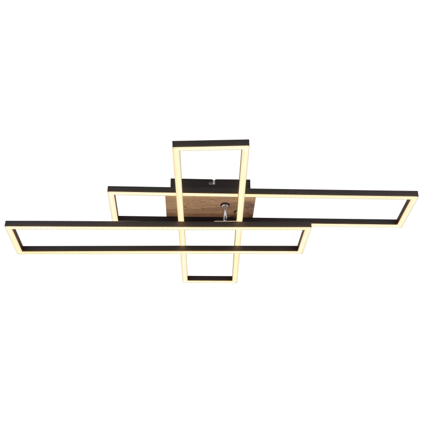 Globo - LED Ceiling light LED/40W/230V 3000K 60x80 cm black