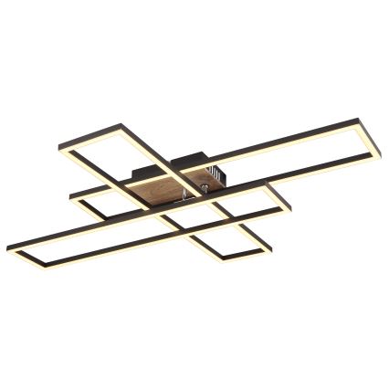 Globo - LED Ceiling light LED/40W/230V 3000K 60x80 cm black