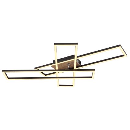 Globo - LED Ceiling light LED/40W/230V 3000K 60x80 cm black