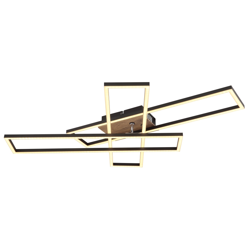 Globo - LED Ceiling light LED/40W/230V 3000K 60x80 cm black